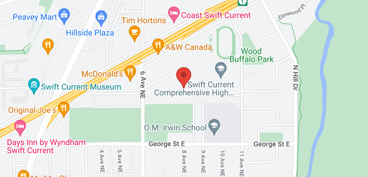 map of 302 1140 9th AVE NE